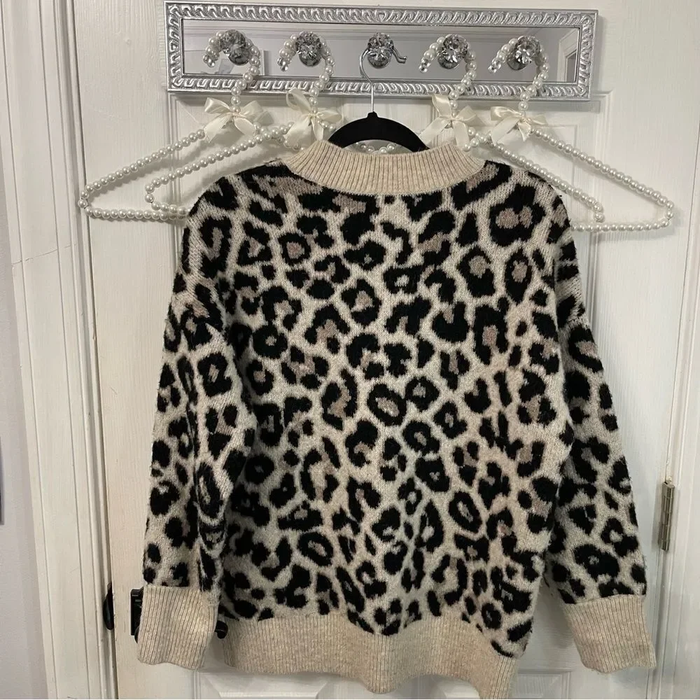 Cheetah Vince Camuto Sweater
